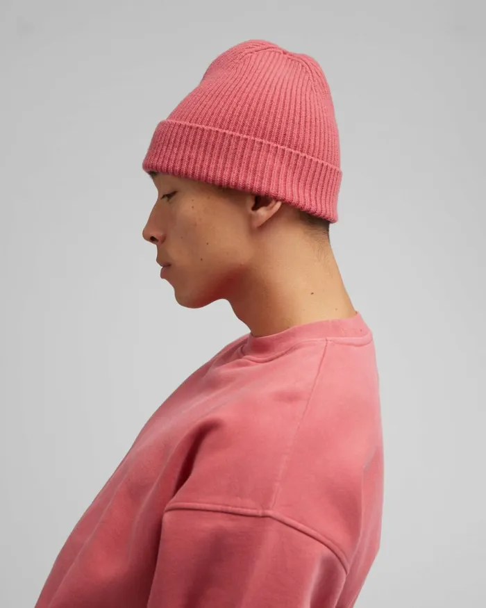 Men Beanies Colorful Standard Merino Wool Beanie Desert Khaki