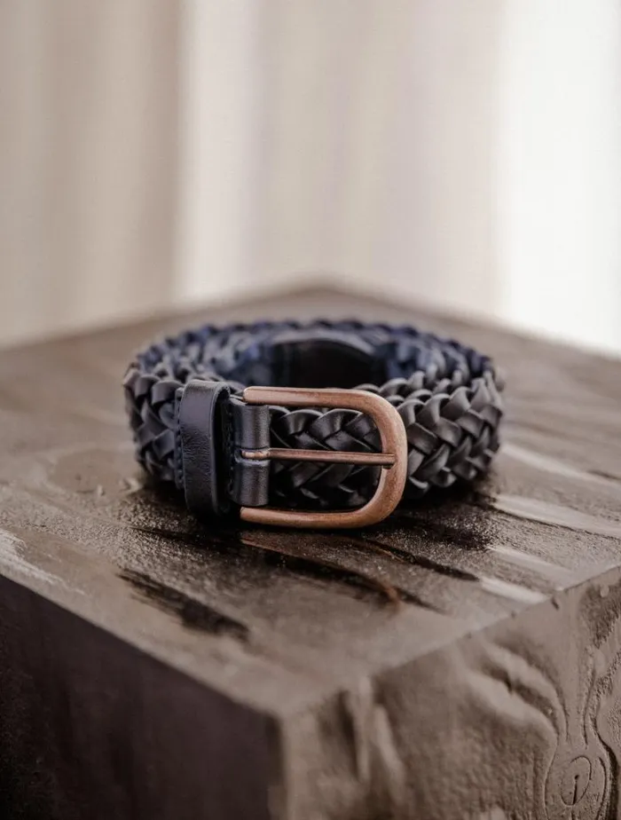 Men Belts Bobbies Santiago Abyss Blue