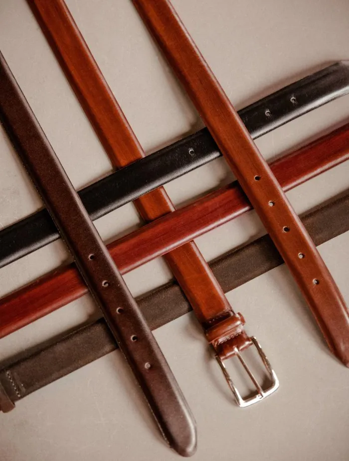 Men Belts Bobbies Wagram Cognac Patina Men Belts Bobbies Wagram Cognac Patina