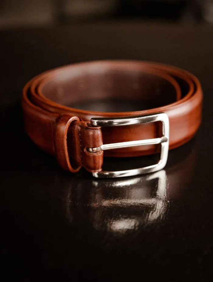 Men Belts Bobbies Wagram Cognac Patina Men Belts Bobbies Wagram Cognac Patina