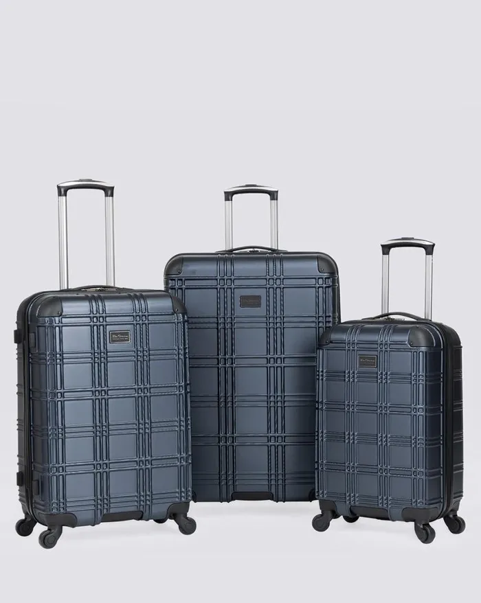 Men Ben Sherman Bags and Luggage Nottingham Hardside 3 Piece Luggage Set 8211 Naval Men Ben Sherman Bags and Luggage Nottingham Hardside 3 Piece Luggage Set 8211 Naval