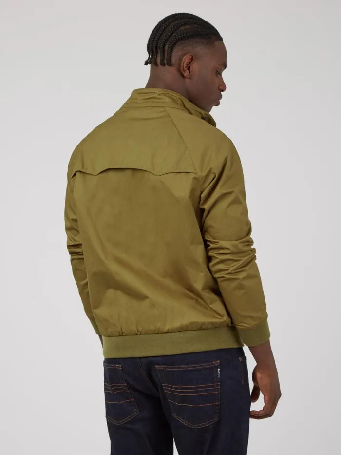 Men Ben Sherman Harrington Jackets Signature Harrington Jacket 8211 Grasshopper