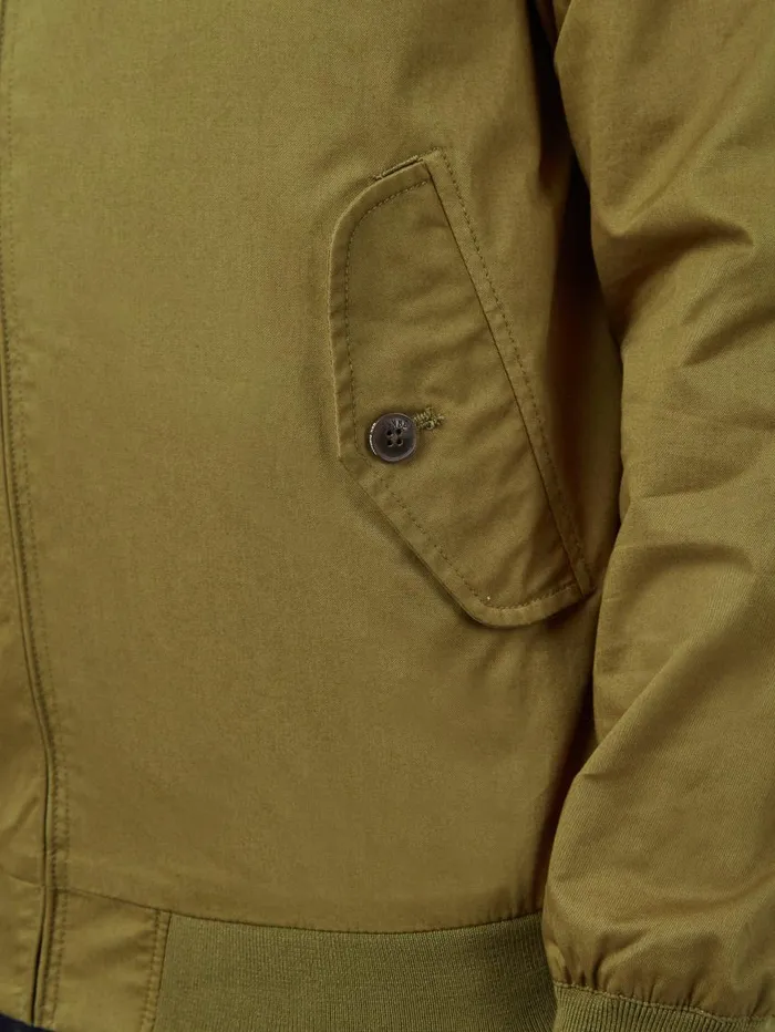 Men Ben Sherman Harrington Jackets Signature Harrington Jacket 8211 Grasshopper