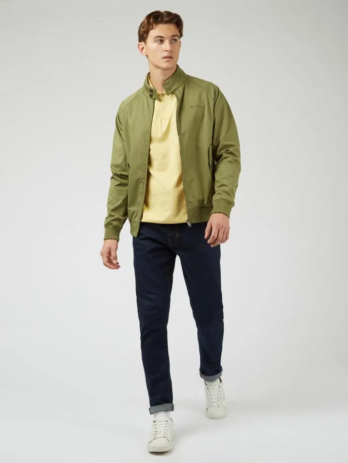 Men Ben Sherman Harrington Jackets Signature Harrington Jacket 8211 Loden Men Ben Sherman Harrington Jackets Signature Harrington Jacket 8211 Loden