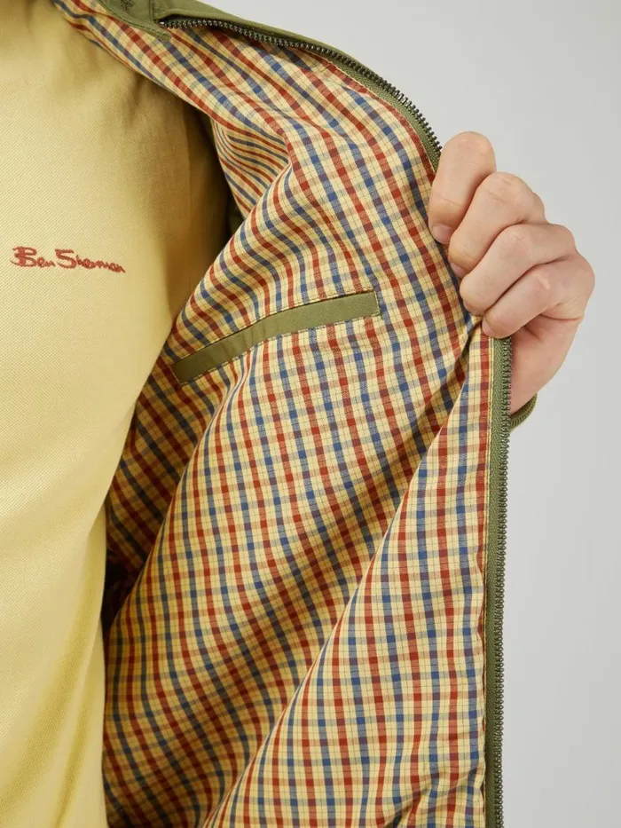 Men Ben Sherman Harrington Jackets Signature Harrington Jacket 8211 Loden Men Ben Sherman Harrington Jackets Signature Harrington Jacket 8211 Loden
