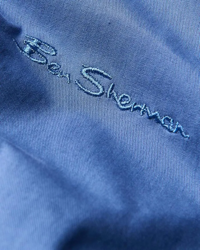 Men Ben Sherman Harrington Jackets Signature Harrington Jacket 8211 Riviera Blue Men Ben Sherman Harrington Jackets Signature Harrington Jacket 8211 Riviera Blue