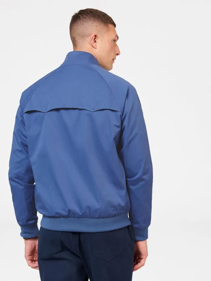 Men Ben Sherman Harrington Jackets Signature Harrington Jacket 8211 Riviera Blue Men Ben Sherman Harrington Jackets Signature Harrington Jacket 8211 Riviera Blue