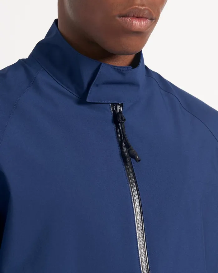 Men Ben Sherman Harrington Jackets Waterproof Harrington Jacket 8211 Marine