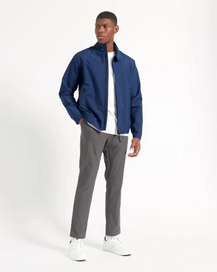 Men Ben Sherman Harrington Jackets Waterproof Harrington Jacket 8211 Marine