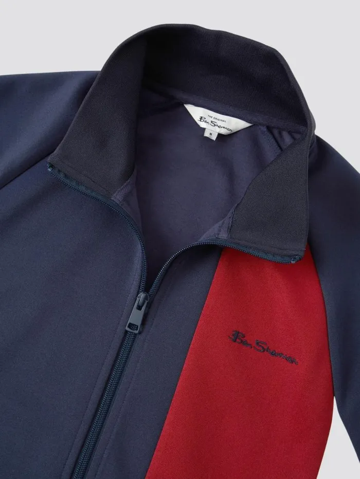 Men Ben Sherman Jackets and Outerwear Signature Colorblock Track Jacket Men Ben Sherman Jackets and Outerwear Signature Colorblock Track Jacket
