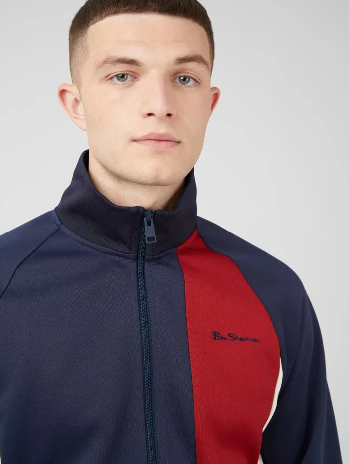 Men Ben Sherman Jackets and Outerwear Signature Colorblock Track Jacket Men Ben Sherman Jackets and Outerwear Signature Colorblock Track Jacket