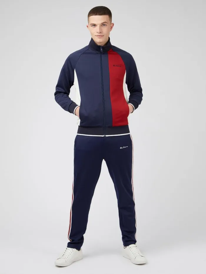 Men Ben Sherman Jackets and Outerwear Signature Colorblock Track Jacket Men Ben Sherman Jackets and Outerwear Signature Colorblock Track Jacket