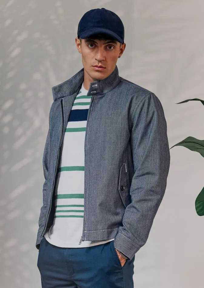 Men Ben Sherman Jackets and Outerwear Signature Lightweight Harrington Jacket