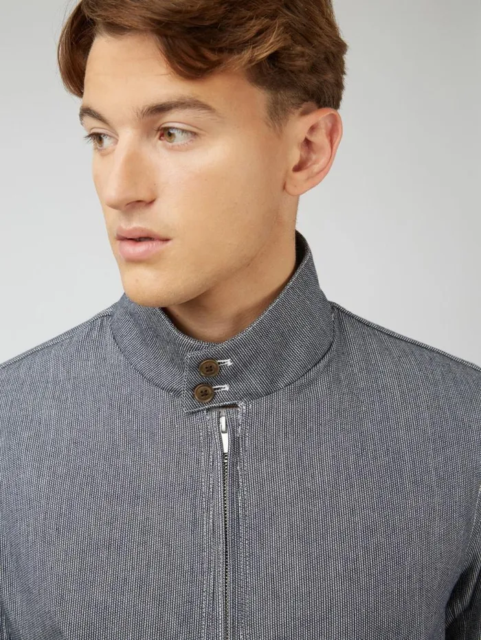 Men Ben Sherman Jackets and Outerwear Signature Lightweight Harrington Jacket