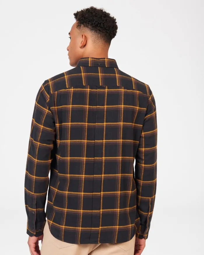 Men Ben Sherman Long Sleeve Shirts Oversized Brushed Check Shirt 8211 Black Men Ben Sherman Long Sleeve Shirts Oversized Brushed Check Shirt 8211 Black