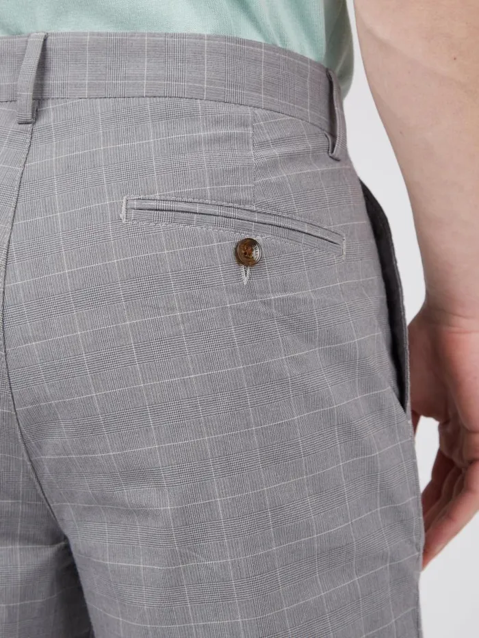 Men Ben Sherman Pants and Chinos Heritage Check Slim Taper Trouser