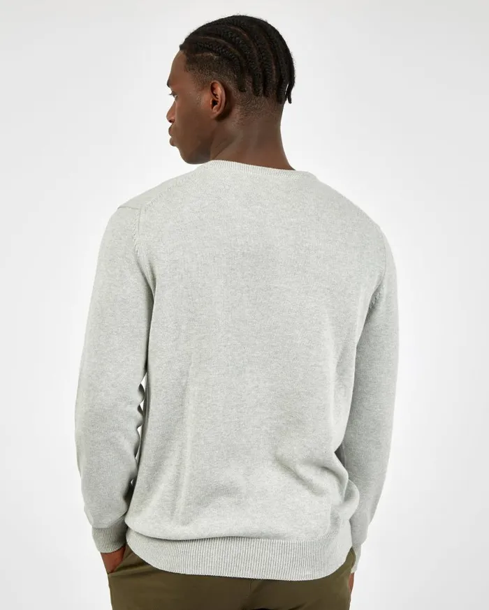 Men Ben Sherman Sweaters and Knits Signature Knit Crewneck Sweater 8211 Steel