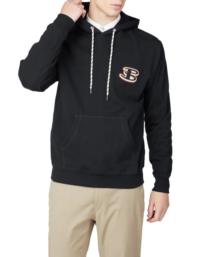 Men Ben Sherman Sweatshirts and Hoodies B By Logo Hoodie 8211 Black