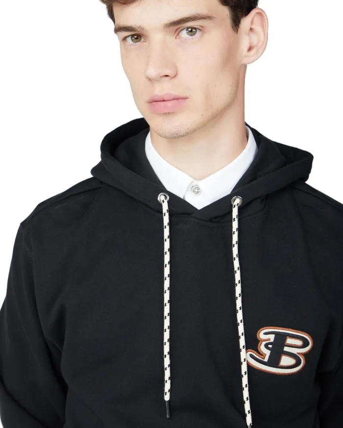 Men Ben Sherman Sweatshirts and Hoodies B By Logo Hoodie 8211 Black