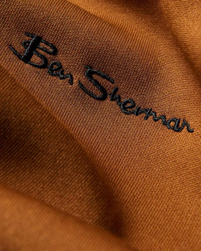 Men Ben Sherman Sweatshirts and Hoodies Signature House Taped Track Jacket 8211 Ginger Men Ben Sherman Sweatshirts and Hoodies Signature House Taped Track Jacket 8211 Ginger