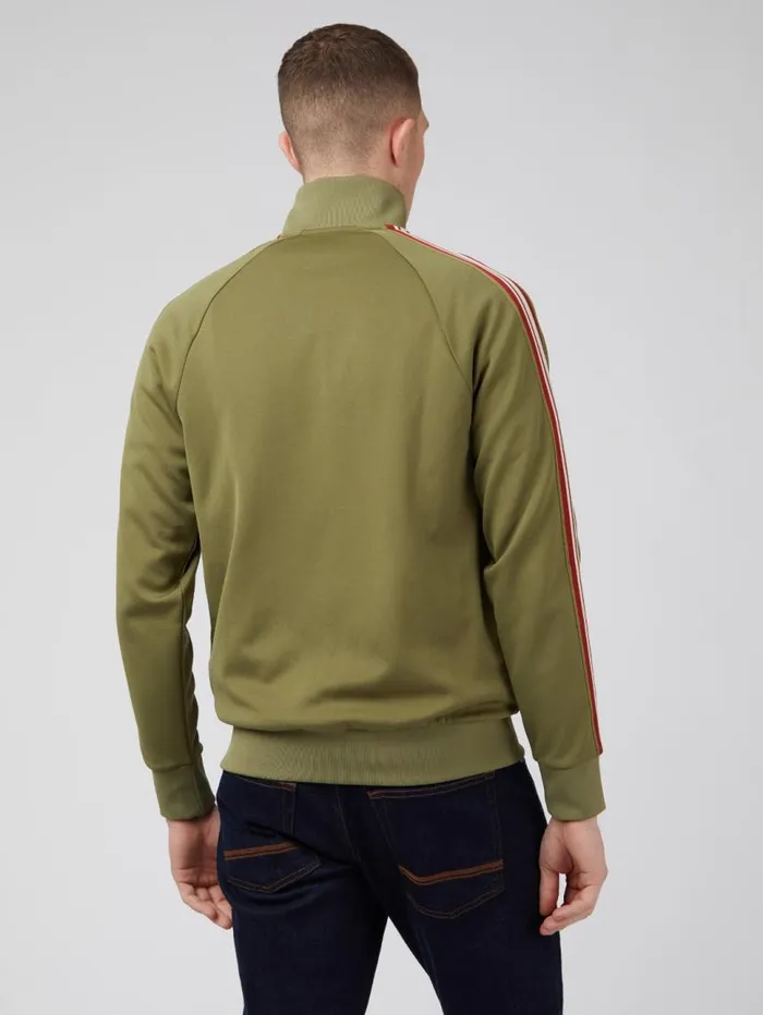 Men Ben Sherman Sweatshirts and Hoodies Signature ZipThrough Track Jacket 8211 Loden