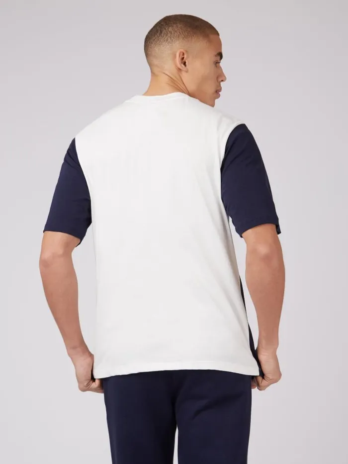 Men Ben Sherman TShirts and Graphic Tees B By Colorblock Tee 8211 White Men Ben Sherman TShirts and Graphic Tees B By Colorblock Tee 8211 White