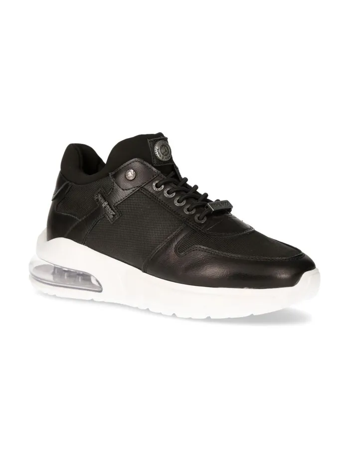 Men Black Extralight With Laces MChrono001C17 New Rock Sneakers