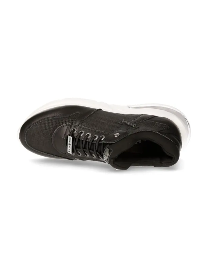 Men Black Extralight With Laces MChrono001C17 New Rock Sneakers