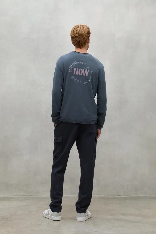 Men Blue Now TShirt Ecoalf TShirts