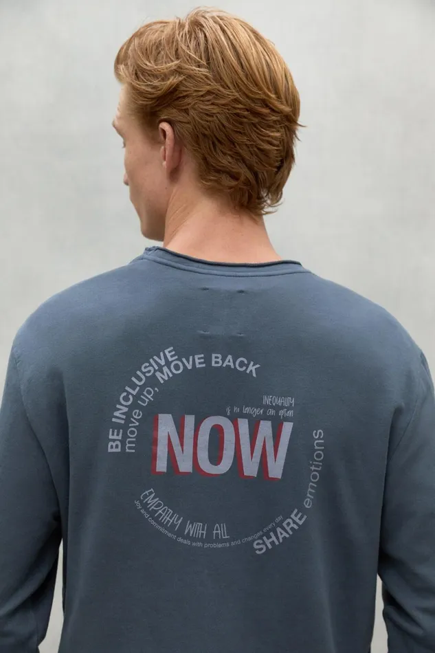 Men Blue Now TShirt Ecoalf TShirts