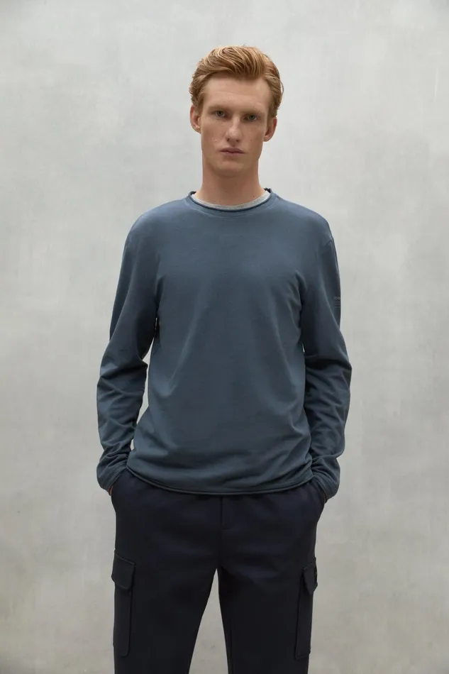 Men Blue Now TShirt Ecoalf TShirts