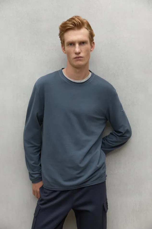 Men Blue Now TShirt Ecoalf TShirts
