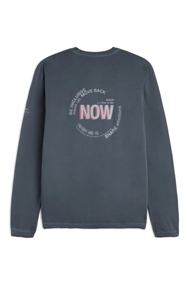 Men Blue Now TShirt Ecoalf TShirts