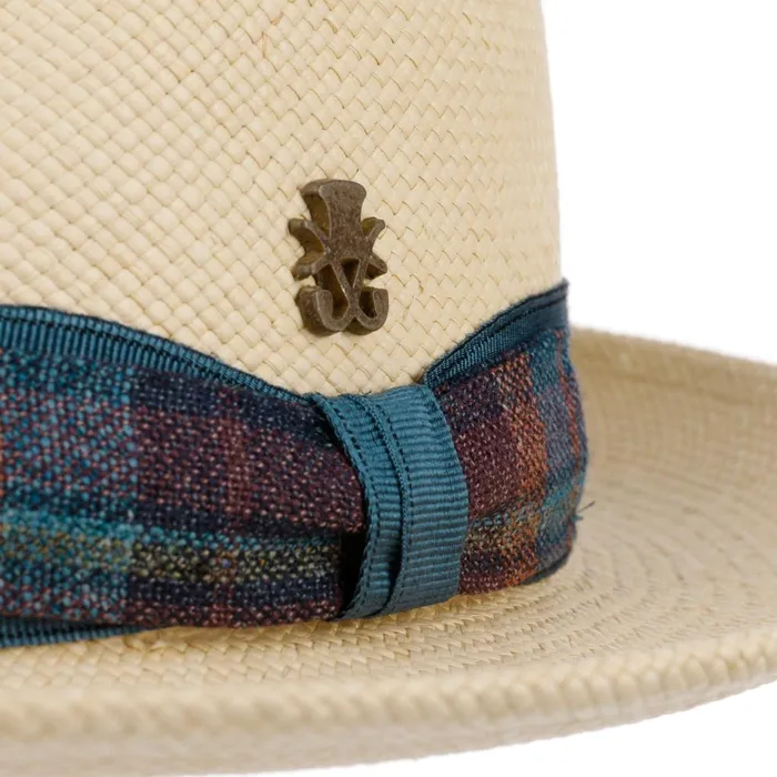 Men Bogart Hats Mayser Fabrice Panamahut Zechbauer Natural Blue