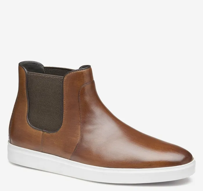 Men Brody Chelsea Boot Brown Handstained Full Grain JohnstonandMurphy SlipOns and Loafers Men Brody Chelsea Boot Brown Handstained Full Grain JohnstonandMurphy SlipOns and Loafers