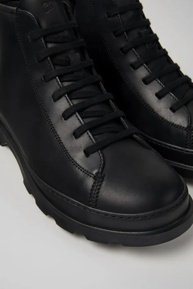 Men Brutus Black Ankle Boot Camper Ankle Boots