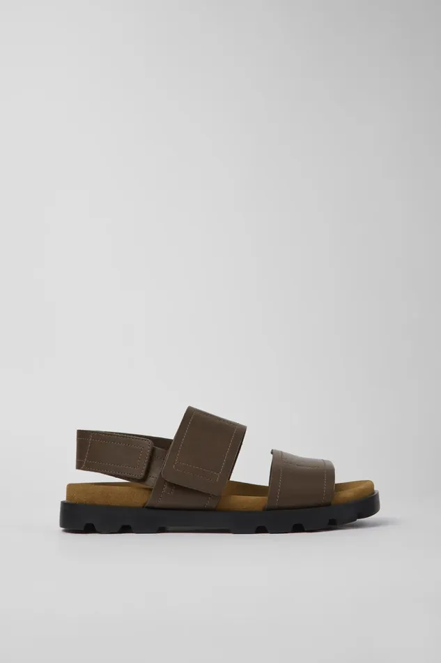 Men Brutus Sandal Brown Leather Sandals Camper Sandals Men Brutus Sandal Brown Leather Sandals Camper Sandals