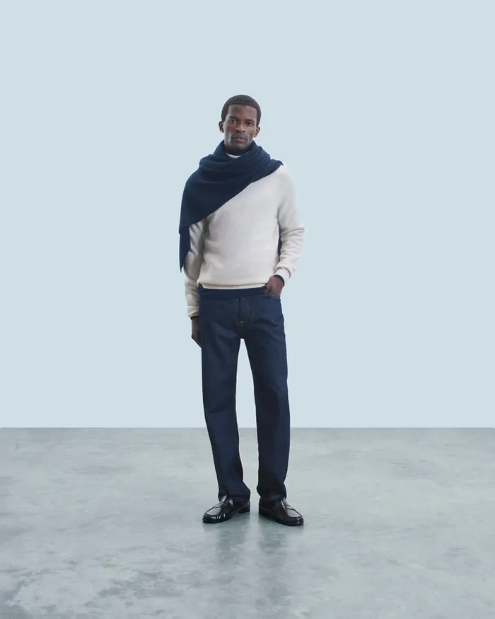 Men Cashmere Sweaters From Future Thick Basic Turtleneck Sweater Beige Moulin