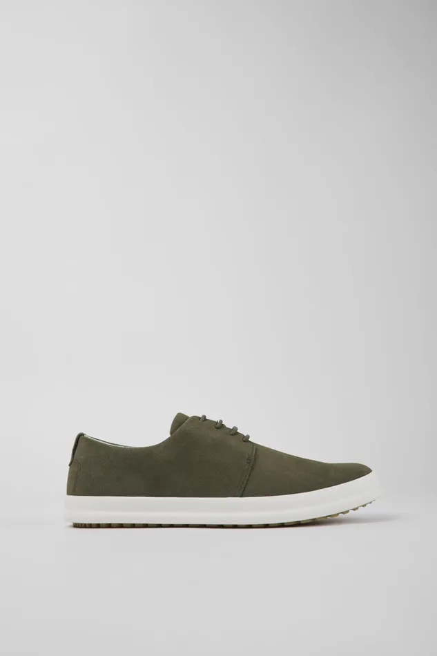 Men Chasis Green Nubuck Shoes Camper Casual Shoes Men Chasis Green Nubuck Shoes Camper Casual Shoes