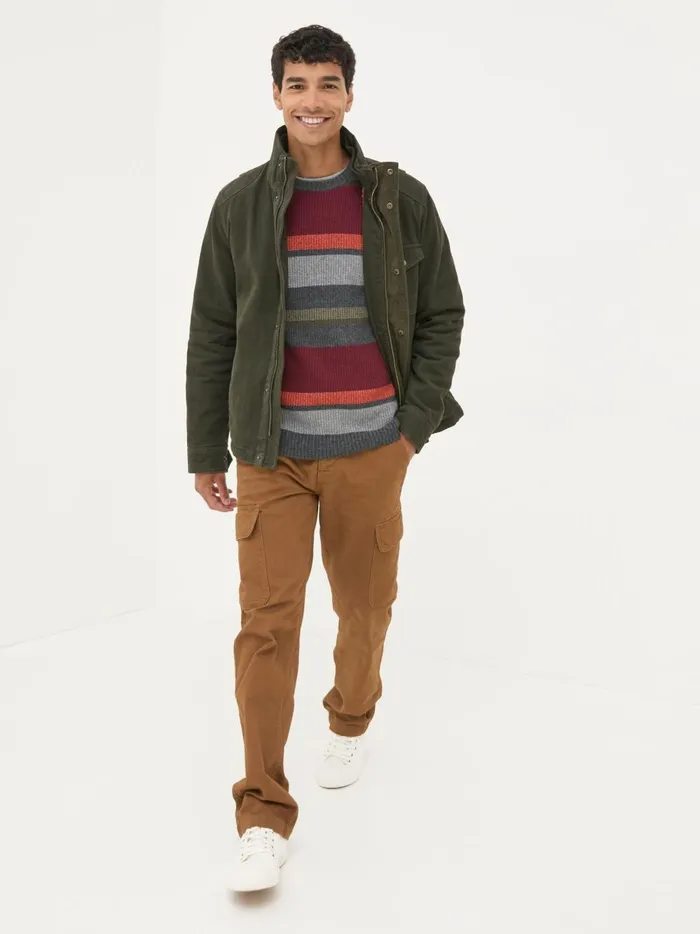 Men Coats and Jackets Fat Face Wardley Green Canvas Jacket