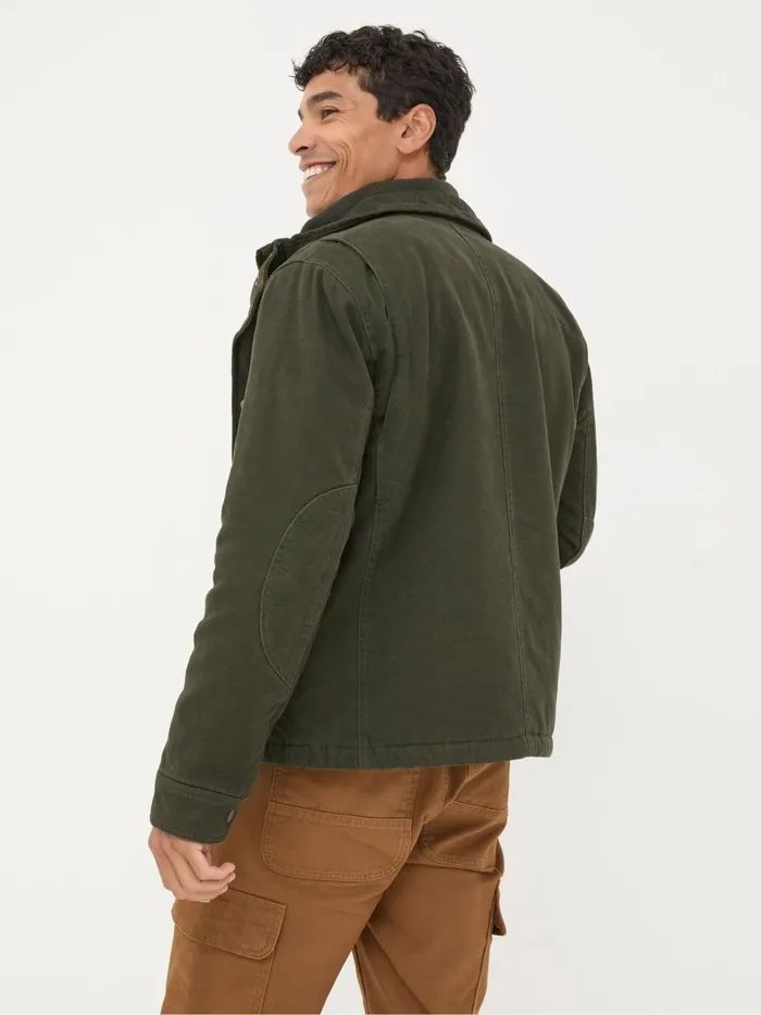 Men Coats and Jackets Fat Face Wardley Green Canvas Jacket