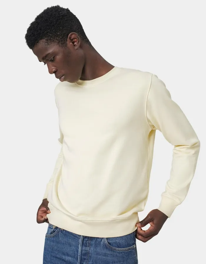Men Crewneck Sweatshirts Colorful Standard Classic Organic Crew Emerald Green