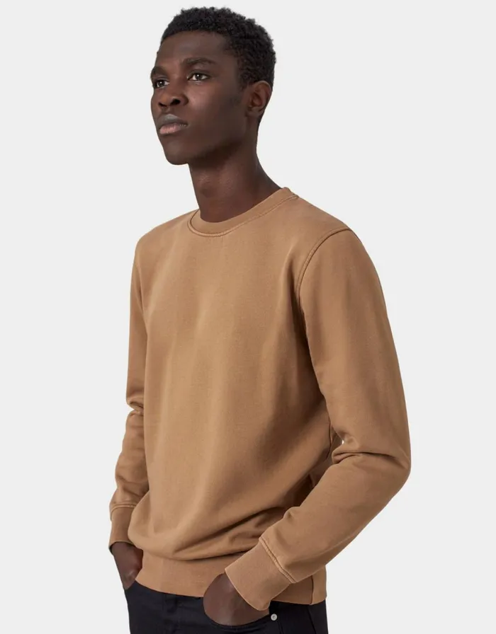 Men Crewneck Sweatshirts Colorful Standard Classic Organic Crew Ultra Violet
