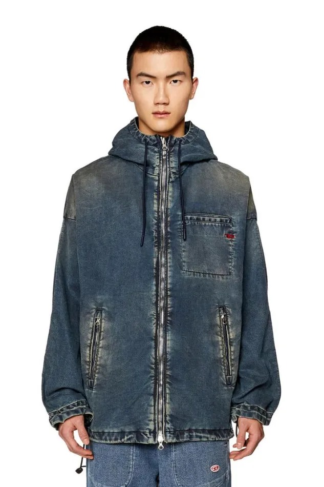 Men DHennes Jogg Dark Blue Diesel Outerwear And Jackets Men DHennes Jogg Dark Blue Diesel Outerwear And Jackets