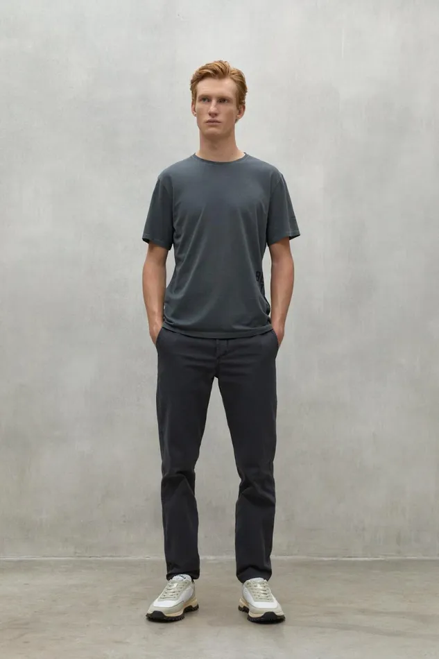 Men Dark Grey Santander TShirt Ecoalf TShirts