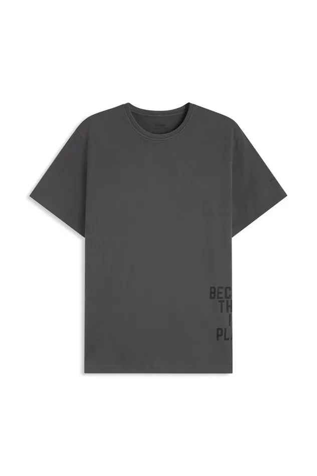 Men Dark Grey Santander TShirt Ecoalf TShirts