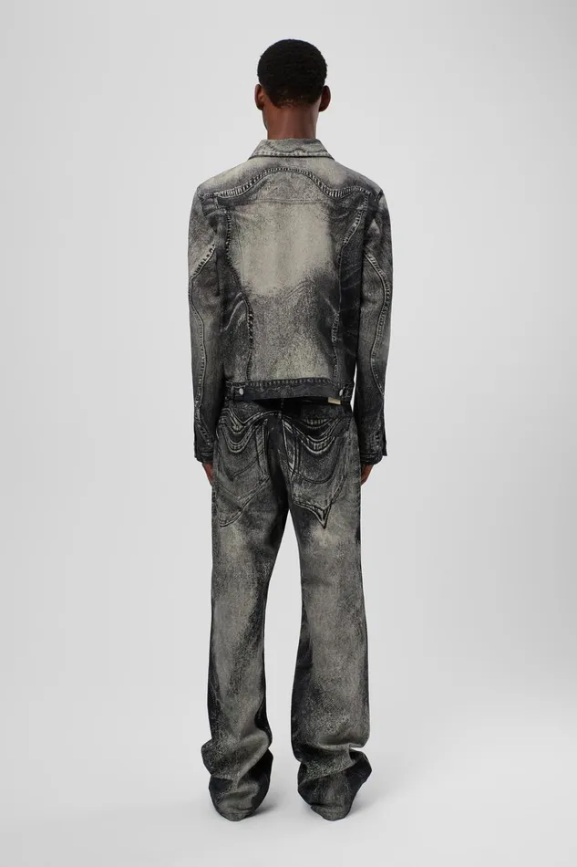 Men Denim Jeans BlackGray Denim Jeans Camper Denim