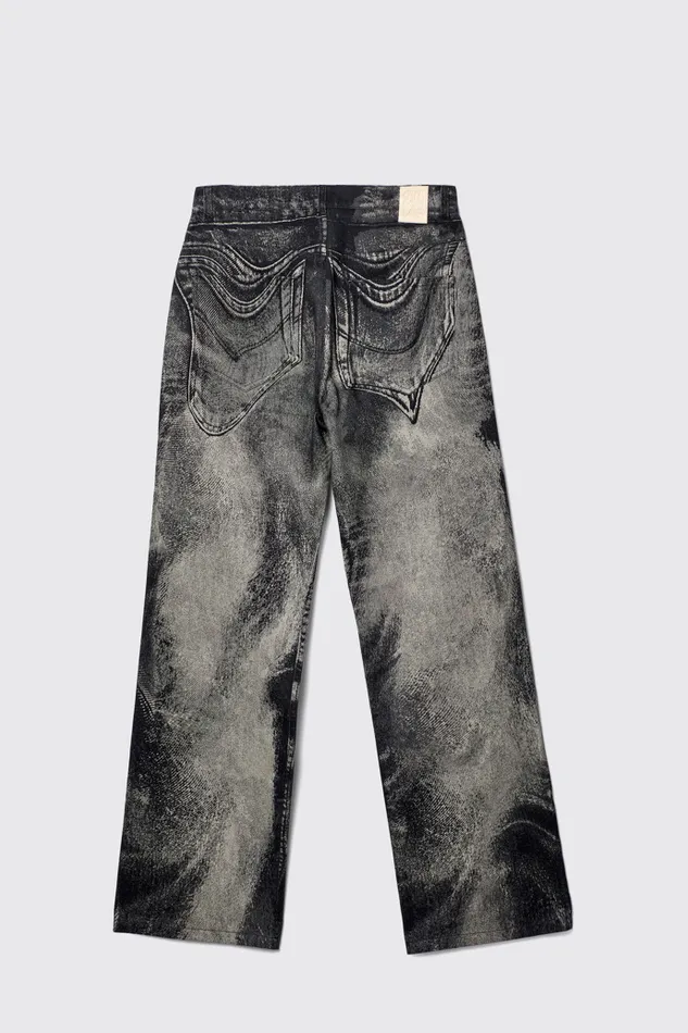 Men Denim Jeans BlackGray Denim Jeans Camper Denim