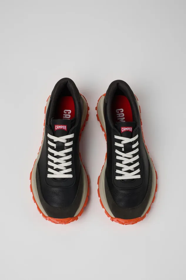 Men Drift Trail VIBRAM Black Textile And Nubuck Sneakers Camper Sneakers Men Drift Trail VIBRAM Black Textile And Nubuck Sneakers Camper Sneakers