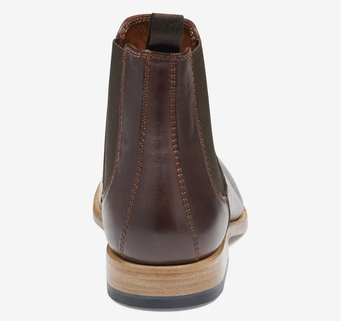 Men Dudley Chelsea Boot Mahogany Dipdyed Calfskin JohnstonandMurphy SlipOns and Loafers Men Dudley Chelsea Boot Mahogany Dipdyed Calfskin JohnstonandMurphy SlipOns and Loafers